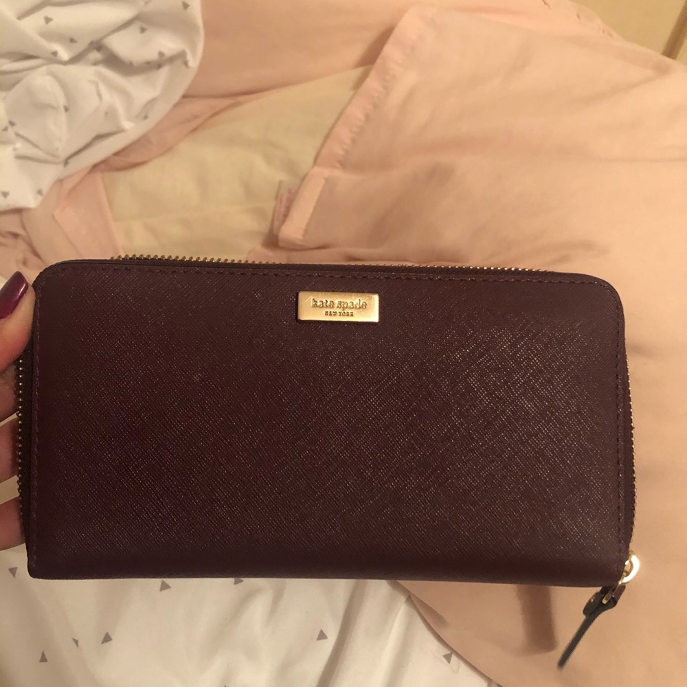 Kate Spade Burgundy wallet